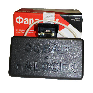 Фара п/туманная желтая (ОСВАР) с крышкой (квартет)