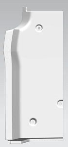 яяНакладка панели фар задняя левая (Технотрон) 54901 белая